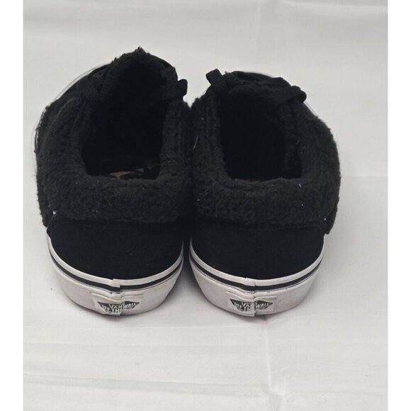 VANS Women’s Sk8 Lo Top Trainers Black Leopard Faux Fur size 9 - Picture 8 of 8